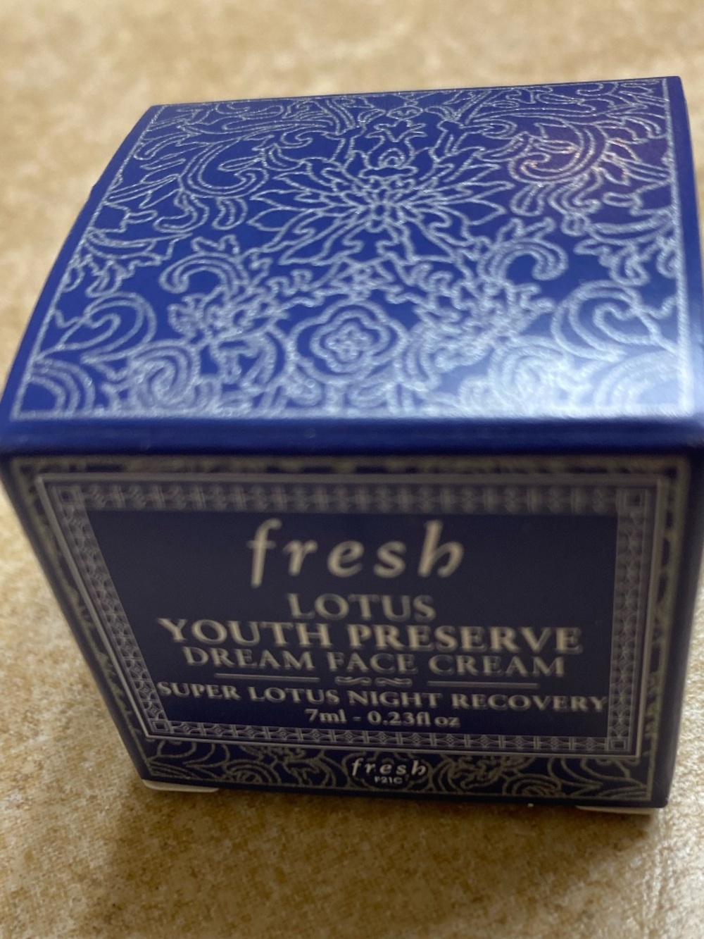 NEW Fresh LOTUS YOUTH PRESERVE DREAM FACE CREAM SUPER LOTUS NIGHT RECOVERY 7 ML